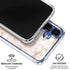 White Rose Gold Marble Galaxy S25 Clear Case